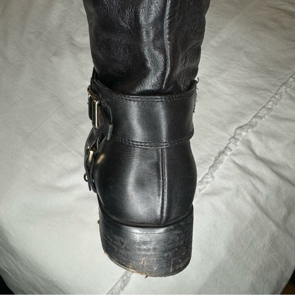 Browns Couture black leather boots gold hardware size 8.5 excellent condtion - Picture 9 of 15